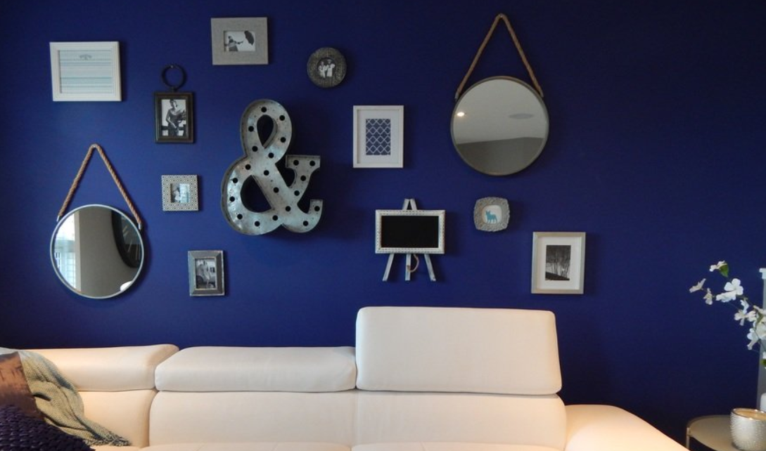 Blu indaco sulle pareti - è una buona idea?