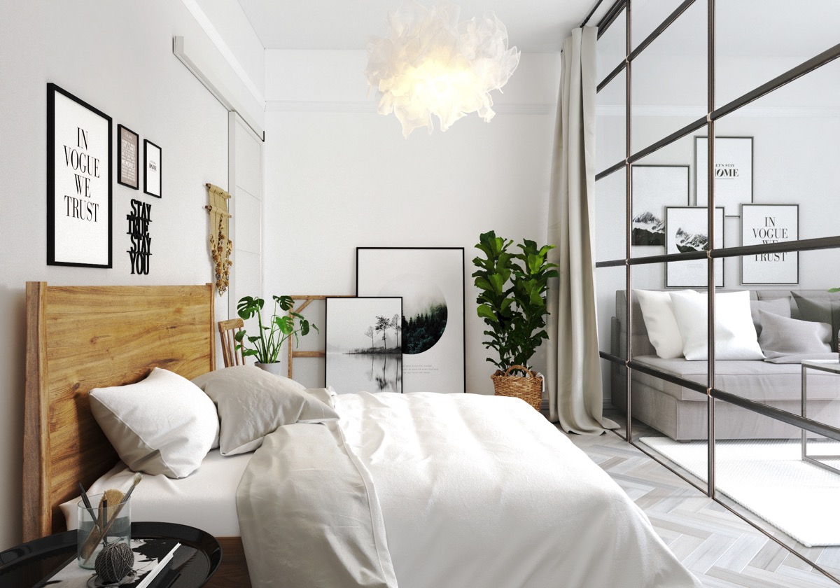 Idee moderne per la camera da letto dell'appartamento - scegliere decorazioni insolite