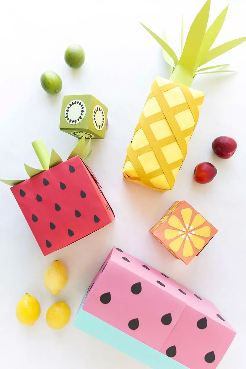 Come confezionare una scatola regalo per bambini - frutta