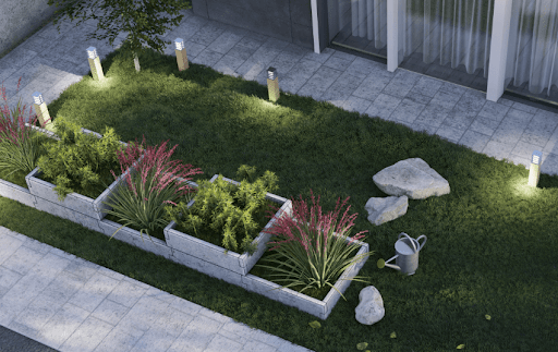 Idee per il design del giardino aiuole rialzate