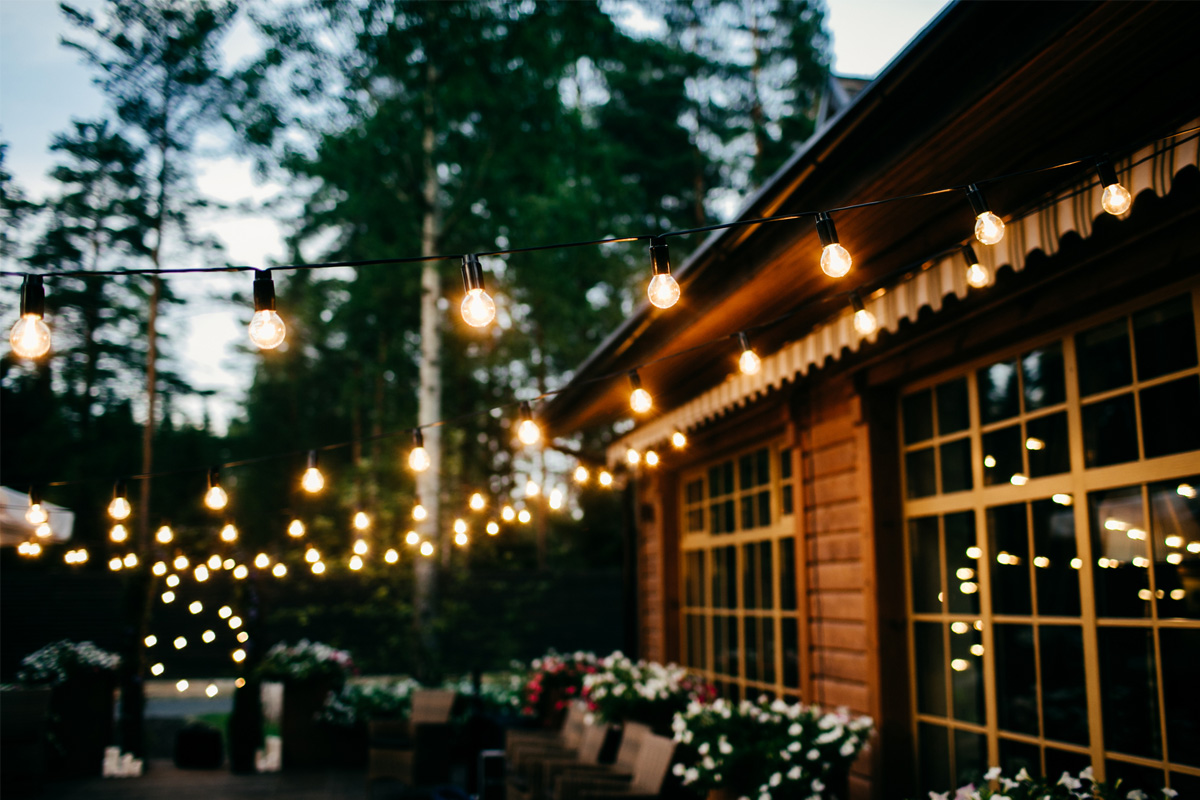 Outdoor patio lights