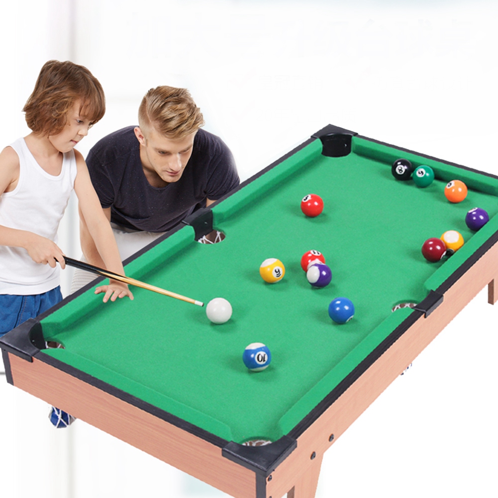 A mini pool table for children