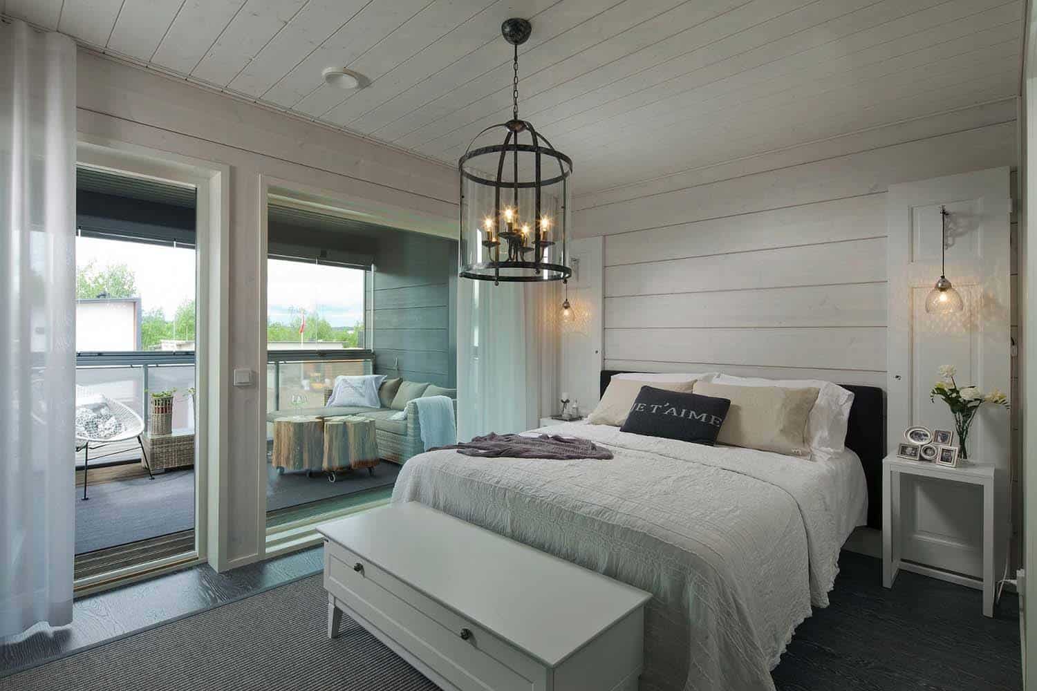 White wood - Scandi bedroom