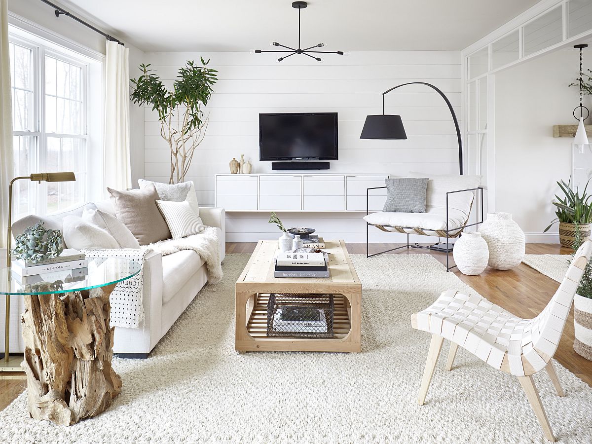 5 Erstaunliche Ideen für weiße Wohnzimmer - Gestalten Sie ein Perfektes Interieur