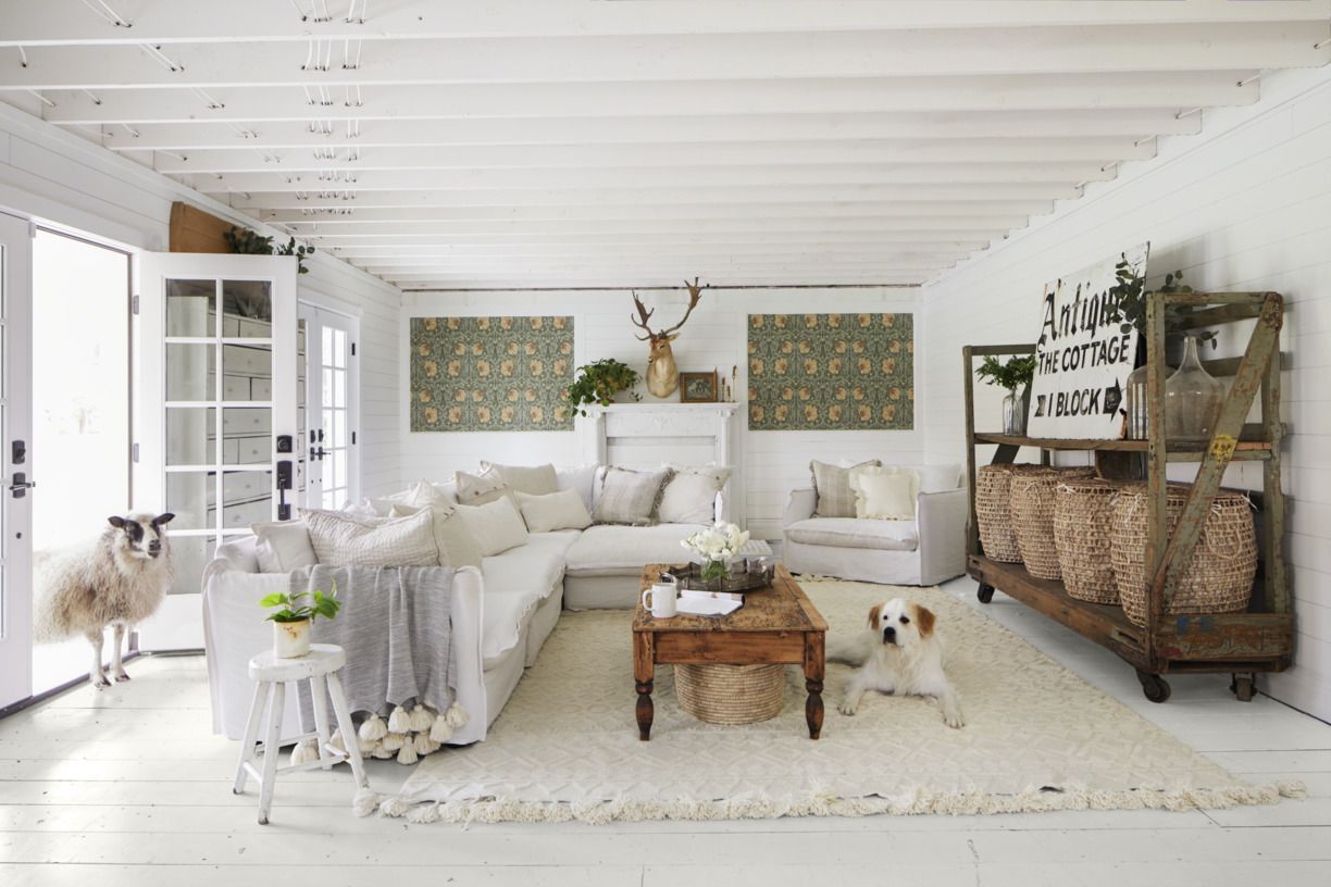 20 Erstaunliche Ideen für weiße Wohnzimmer   Gestalten Sie ein ...