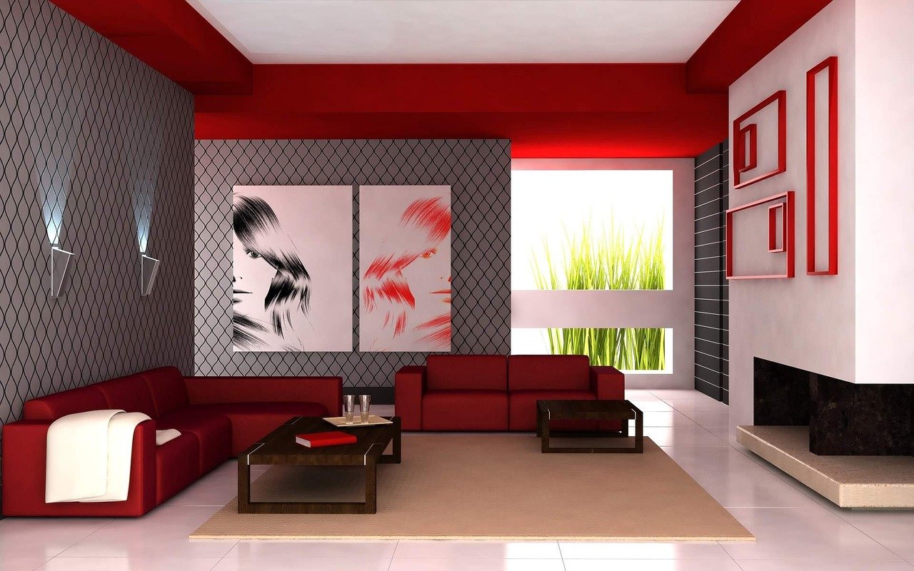 A red wall - is it a good idea?