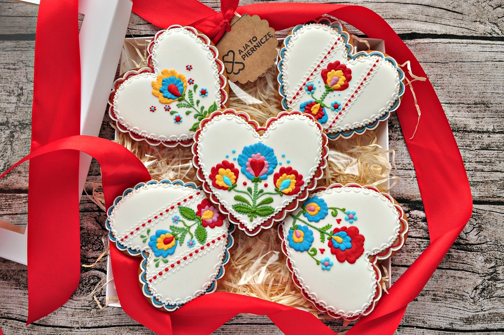 Ideas para decorar pan de jengibre: utiliza patrones folclóricos