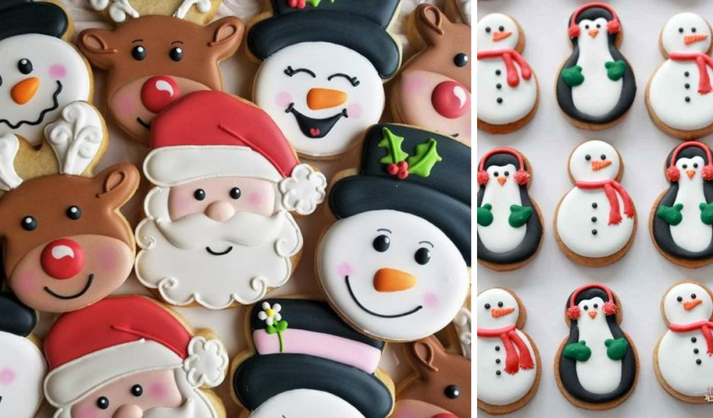Gingerbread men decorations - Santa Clauses