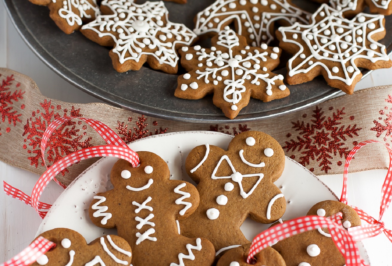 Gingerbread Men Multicoloured Christmas Chunky Glitter