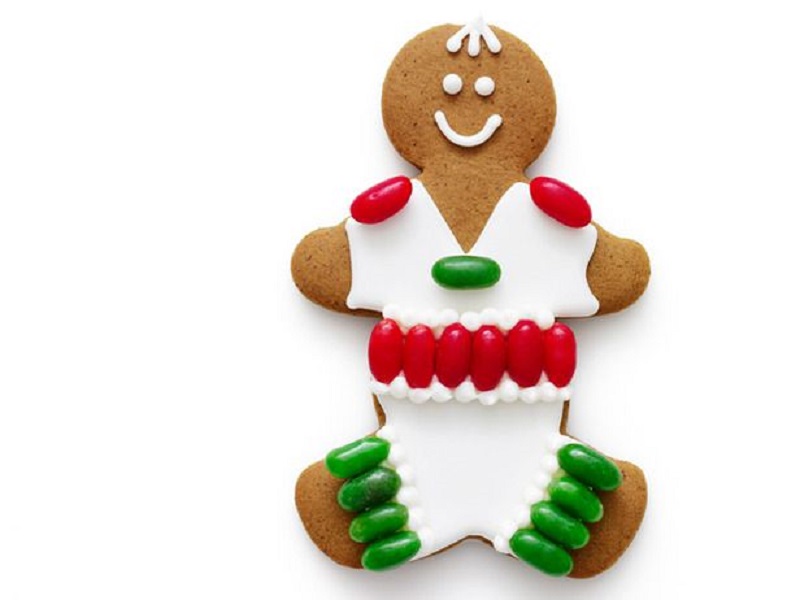 Gingerbread man decorations - gummies
