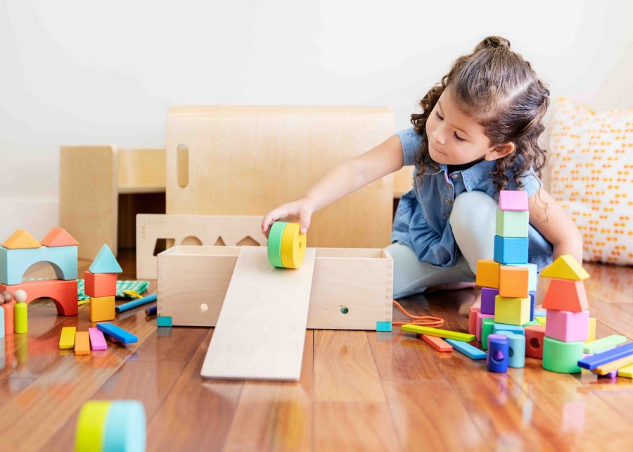 Wooden blocks - a gift for a child