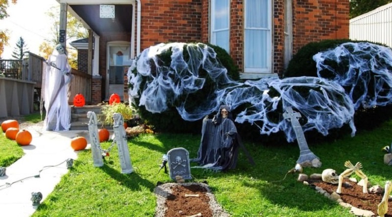 Halloween yard - decoration ideas