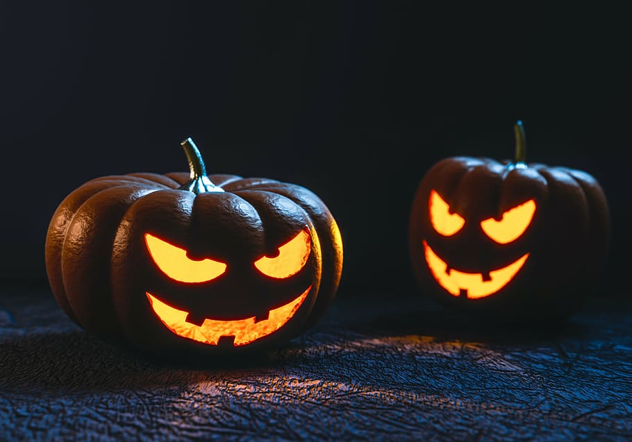 Diseños de calabazas de Halloween - sonrisa