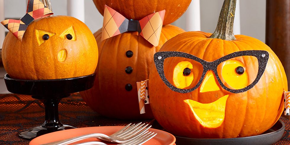 Halloween pumpkin glasses