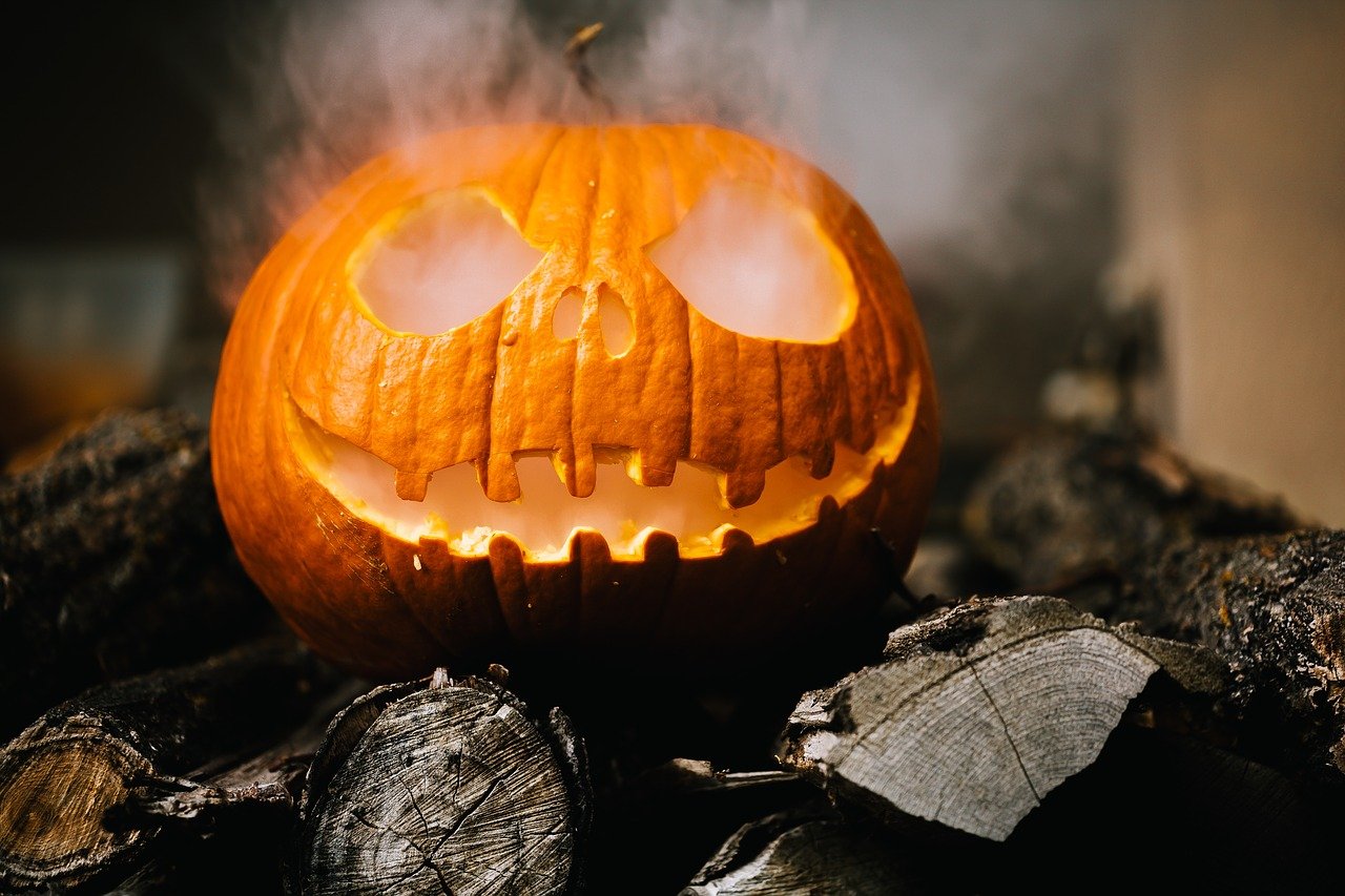 Halloween pumpkin ideas smoke