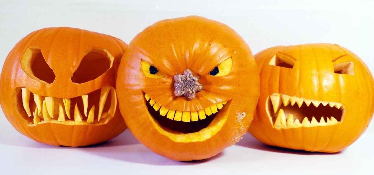 Scary Halloween pumpkin designs
