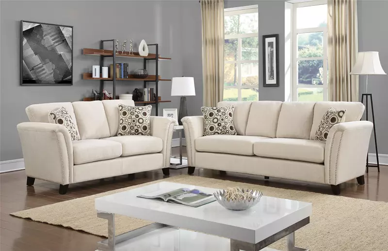 Living room furniture - ivory color