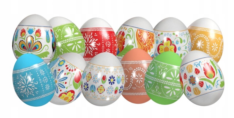 Huevos de Pascua con envoltorios comprados en la tienda - rápido y fácil