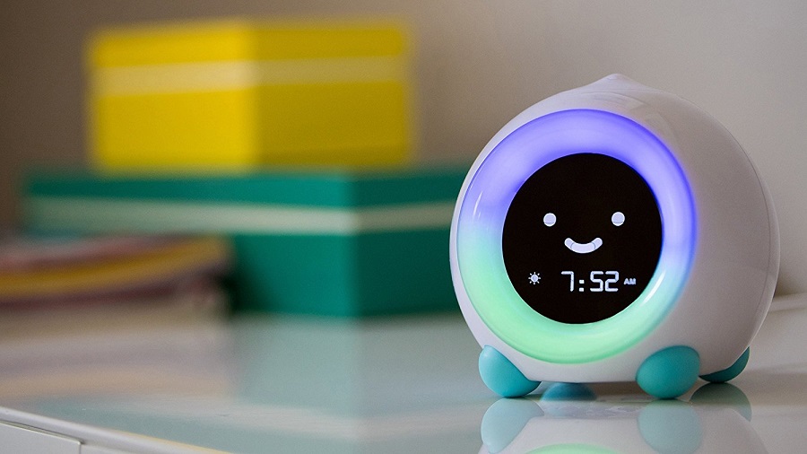 An interactive alarm clock for a child