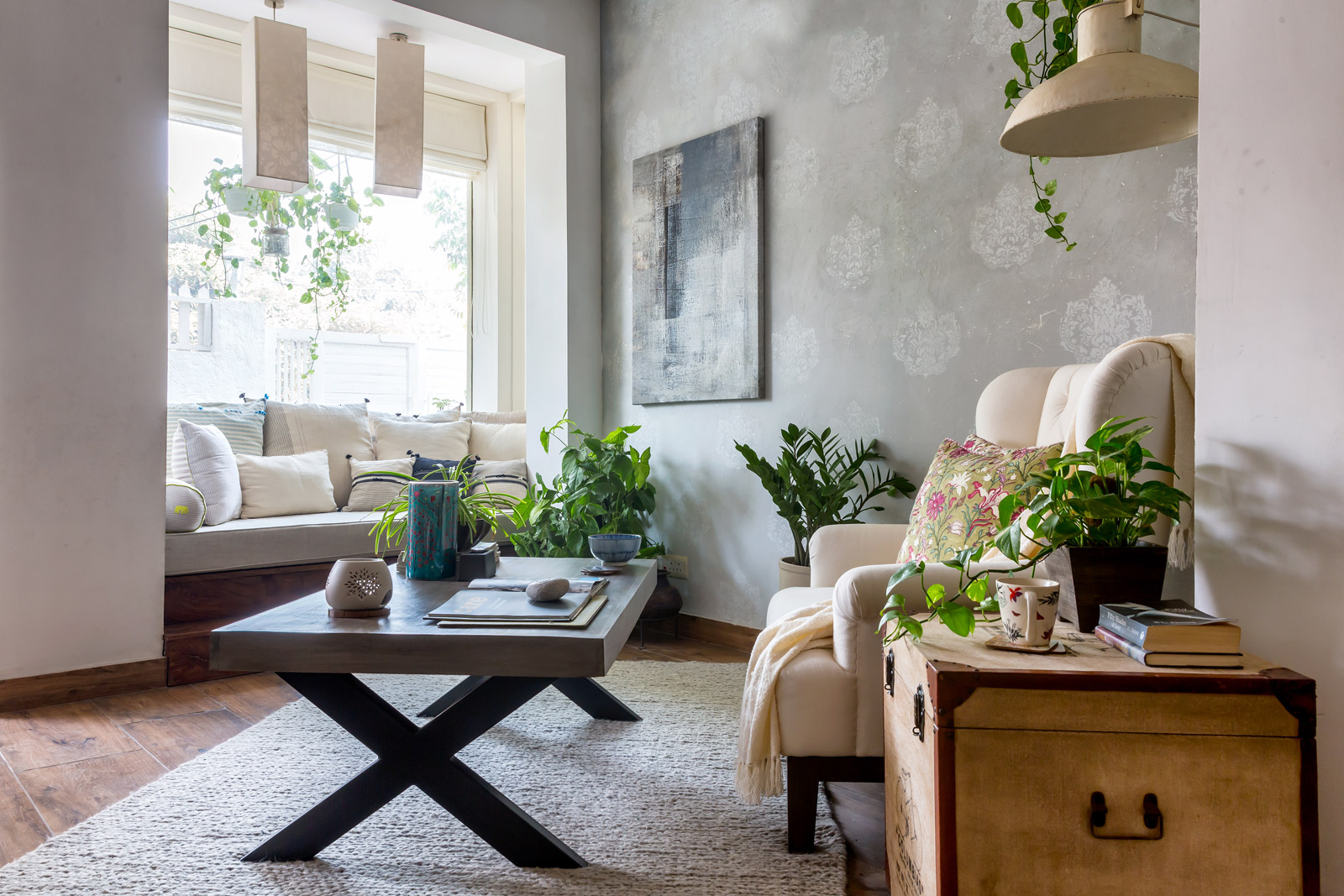 Diseño de una sala de estar: un interior acogedor