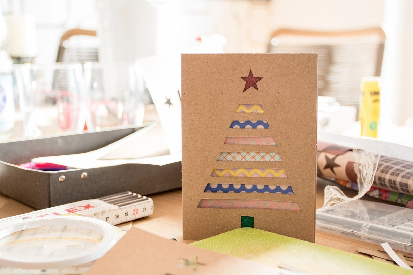 DIY-Weihnachtskarten-Ideen - Die Besten Selbstgemachten Weihnachtskarten