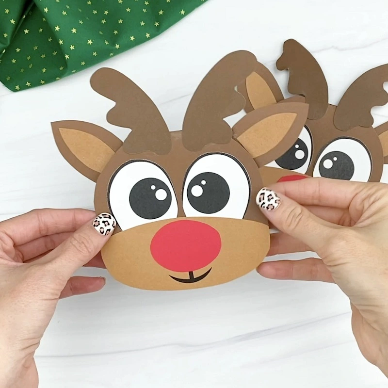 Идеи забавных рождественских открыток – открытки с оленями