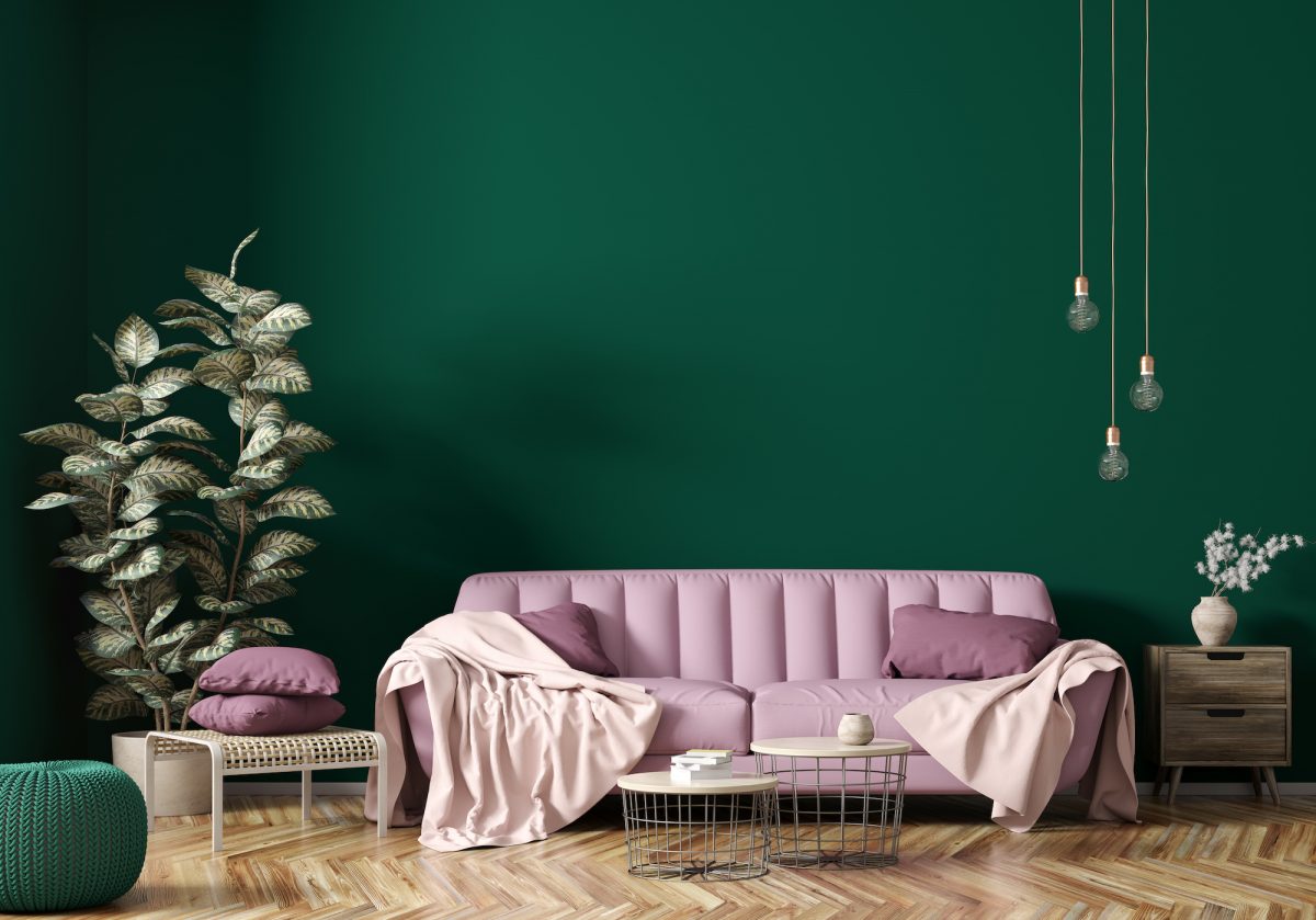 Colors that go with the emerald green color - lilac