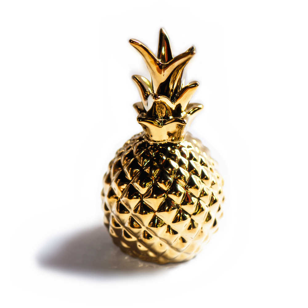 Gold color decorative pineapple