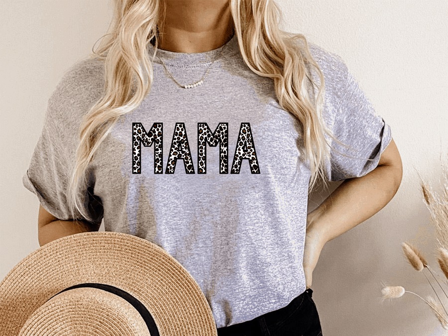 A t-shirt with a print for Mother's Day