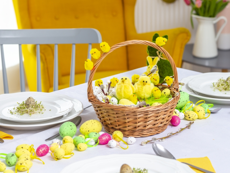 ¿Qué no se puede poner en una cesta de Pascua?