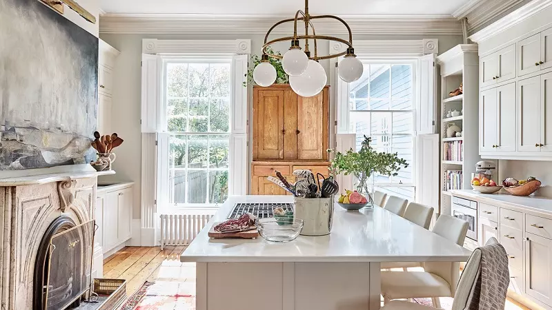 An original New Hamptons style kitchen