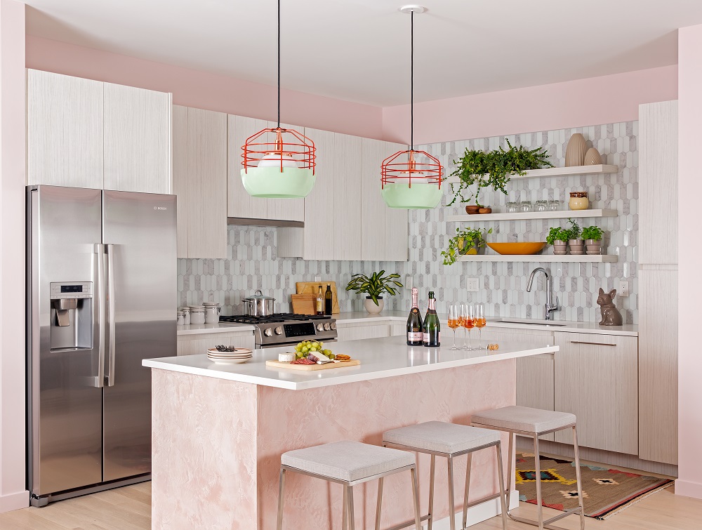 A pink kitchen - where did the idea come from?