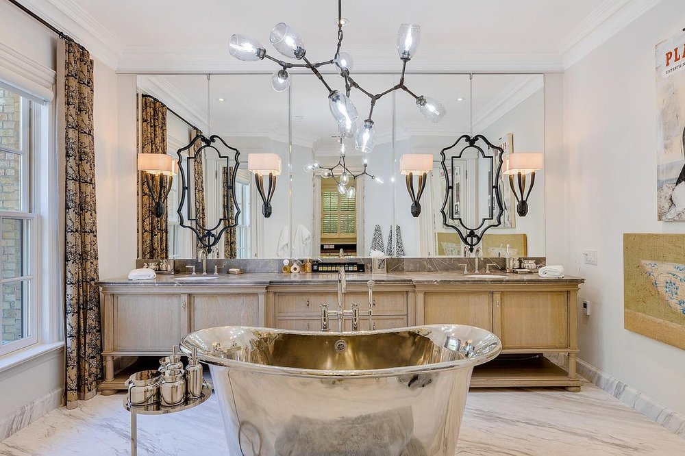 Ihr Luxus-Badezimmer - 4 überraschende Glamour-Badezimmer-Designs