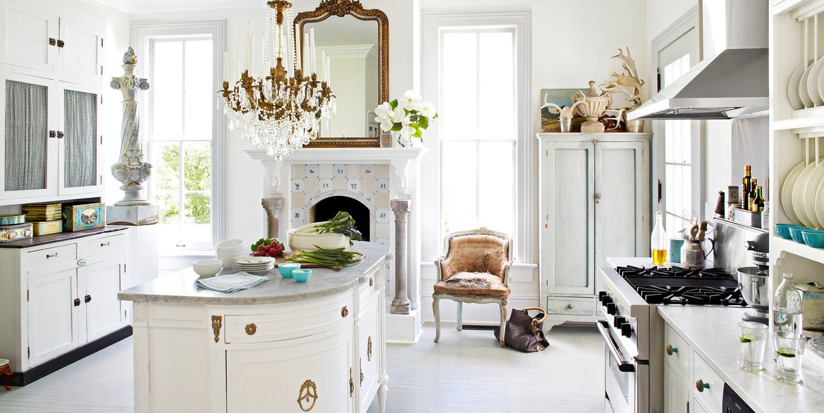 White French provincial style kitchen