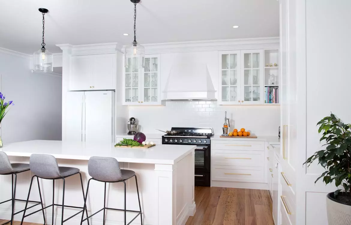 A small Hamptons style kitchen design