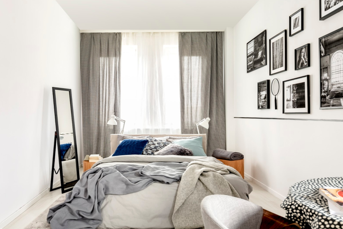 Welche Dekorationen sind am besten für ein kleines Schlafzimmer geeignet?