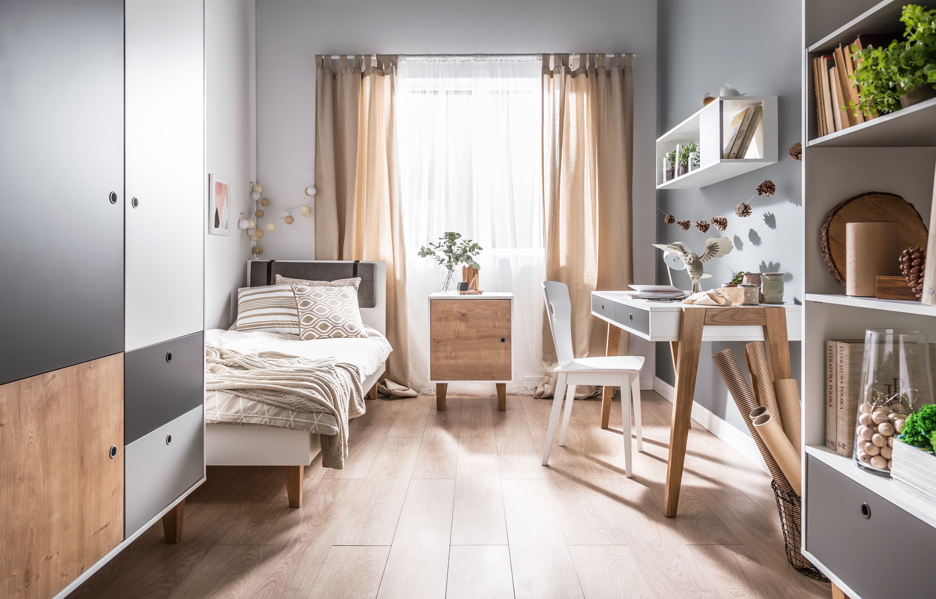 Una piccola camera da letto in appartamento - una limitazione o una rapida opportunità di design?