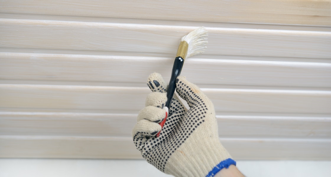Why painting a wood paneling?