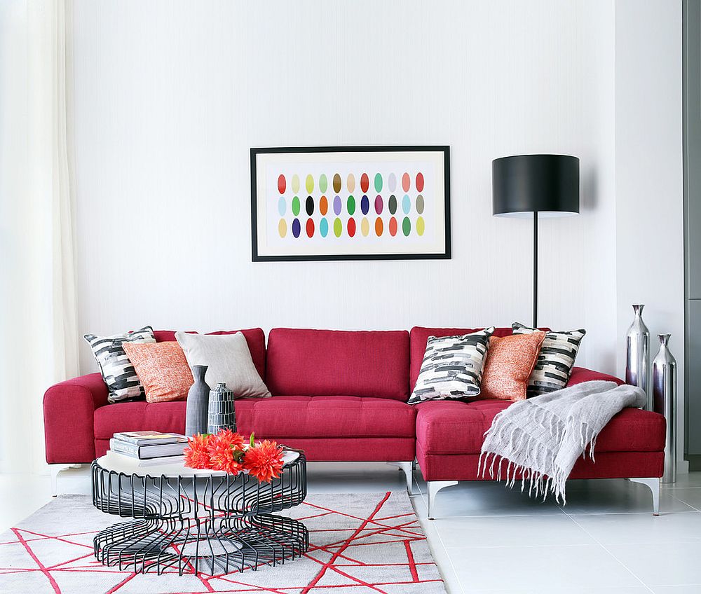 Maroon color - sofa