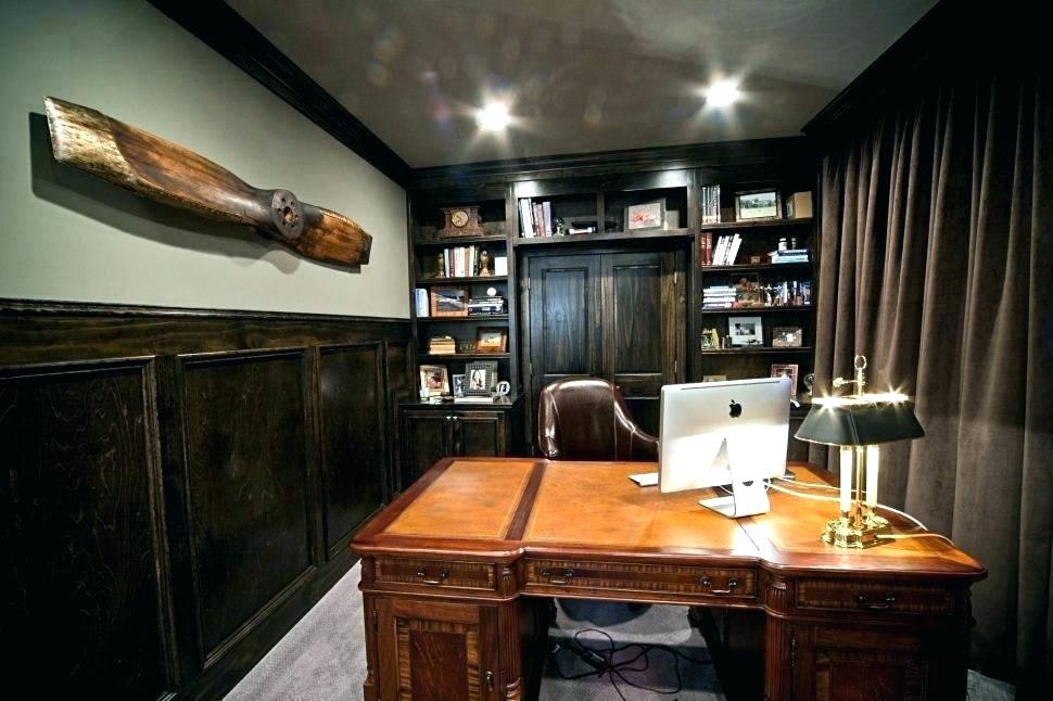 A masculine home office - a classy corner