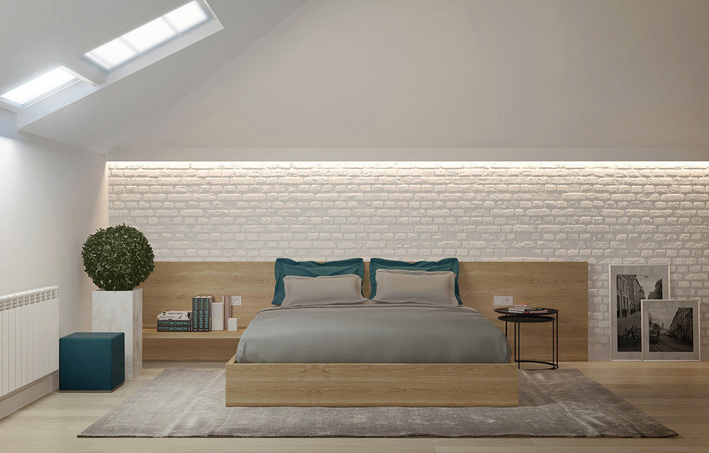 Modern attic master bedroom ideas
