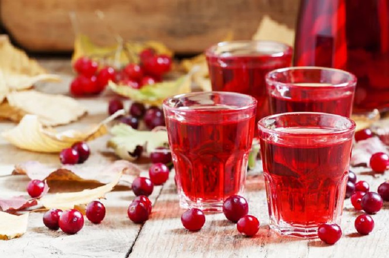 Cranberry liqueur with moonshine - a recipe for brave ones