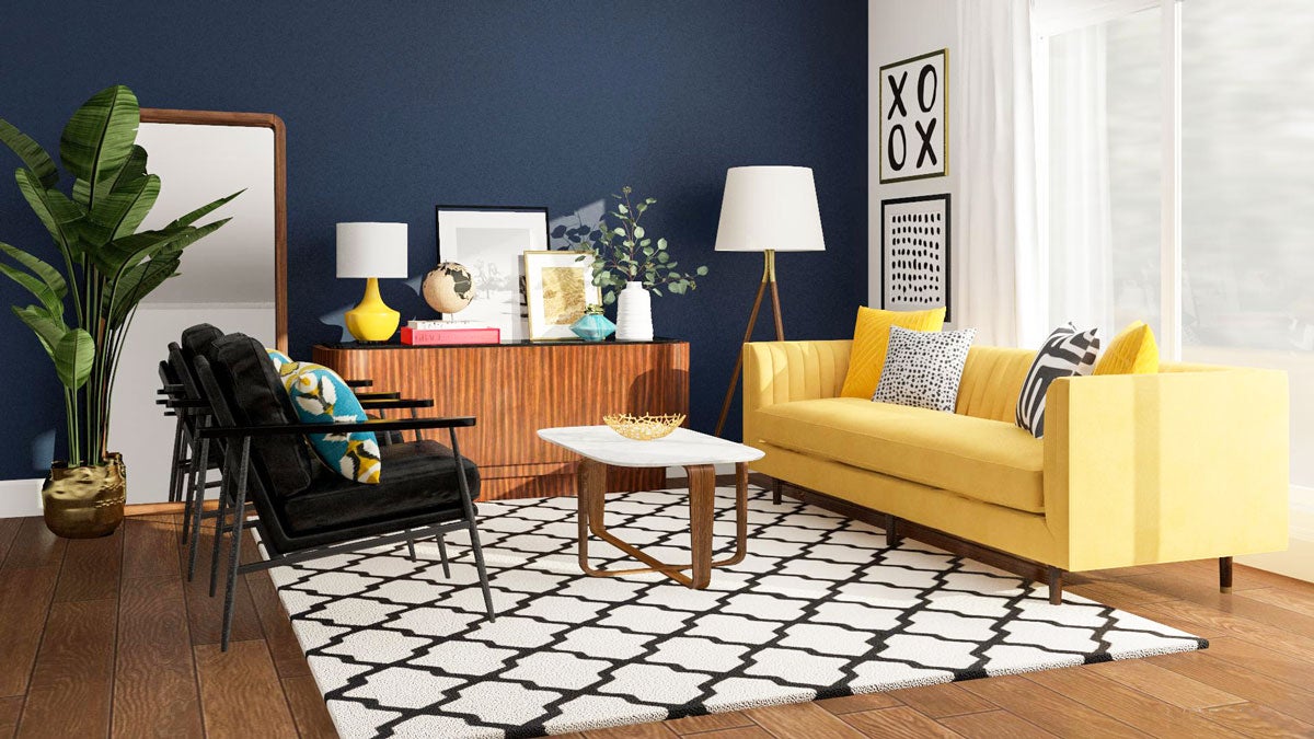 Strong living room color schemes
