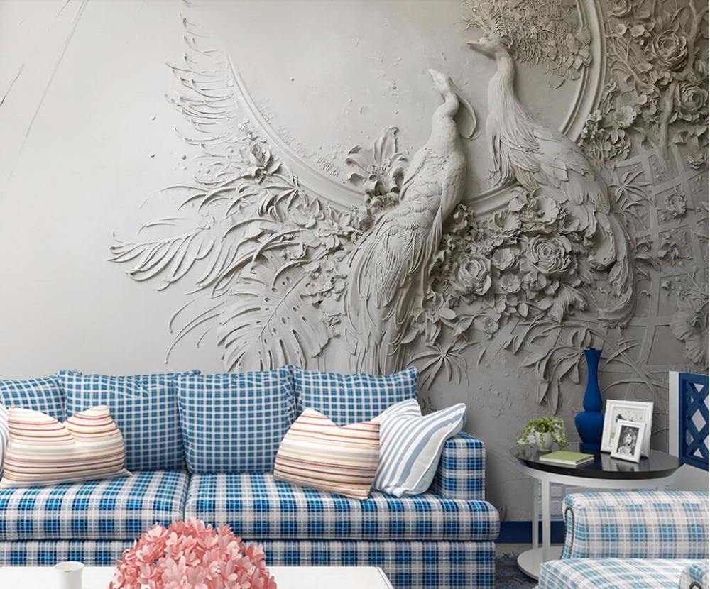 A grey wall with an unusual texture - give up the classic