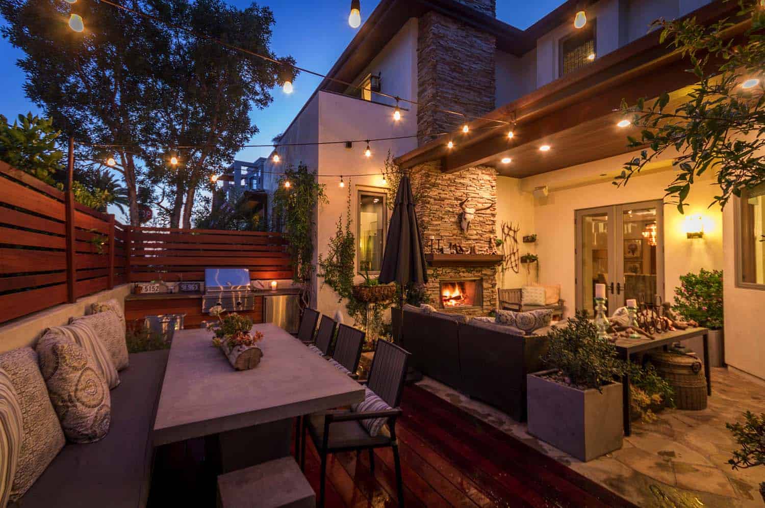 Modern and  traditional patio lights