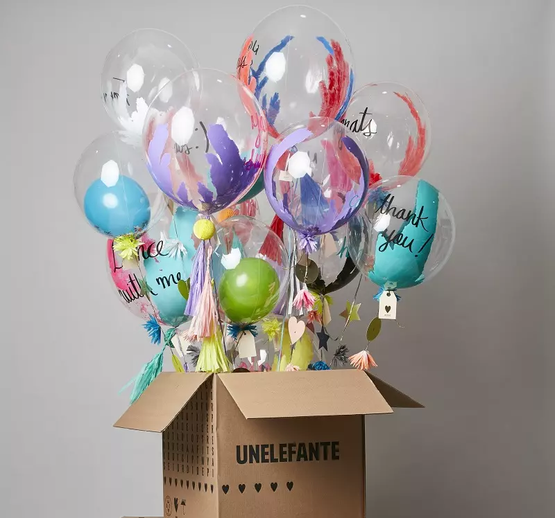 Lustige Geschenkverpackungsideen für Kinder - Luftballons