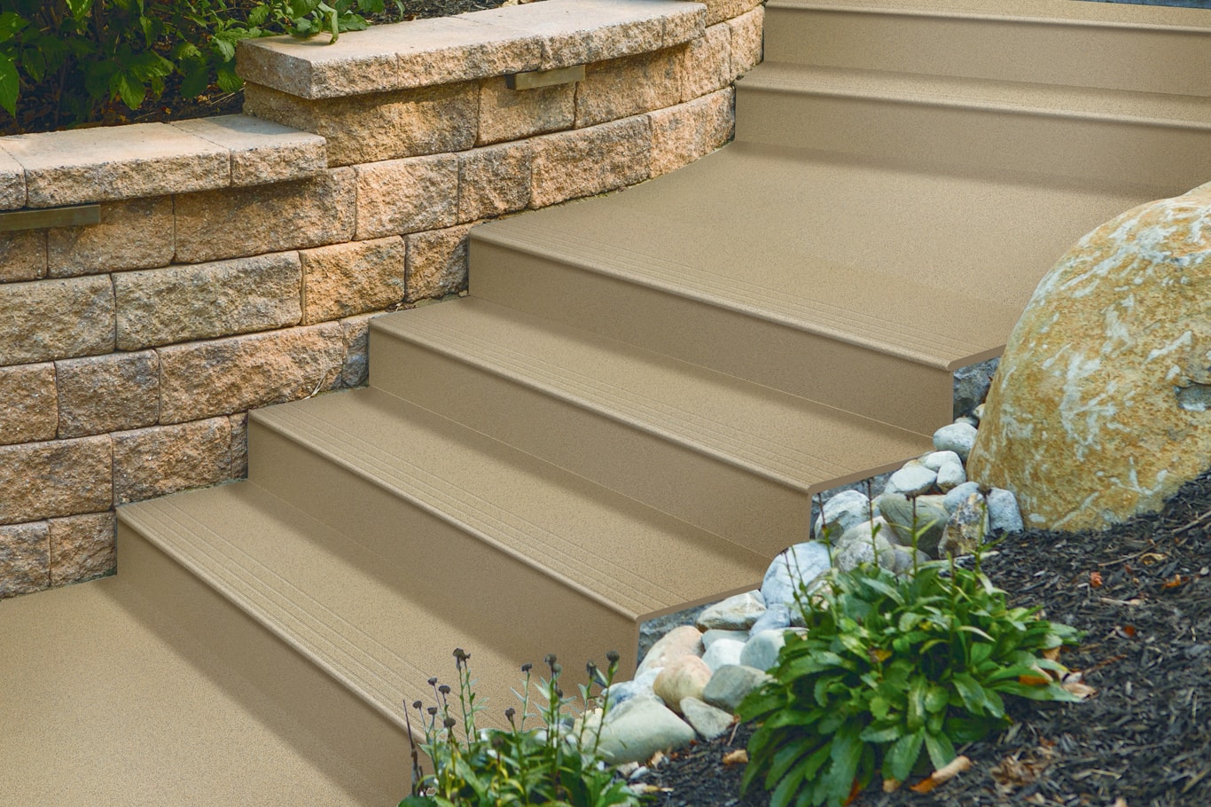 How to install outdoor tiles on stairs?