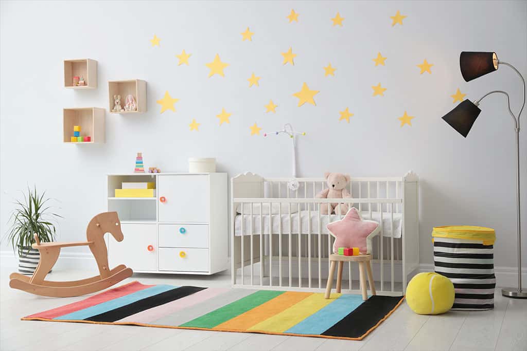 Decoración de la habitación del bebé - colores
