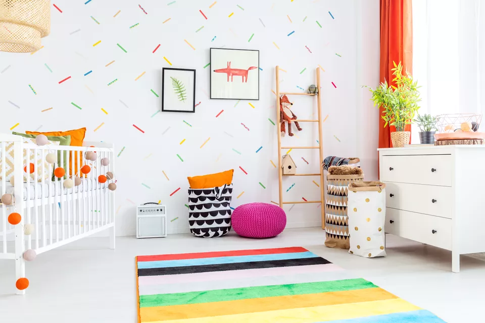 Colores en una habitación de bebé