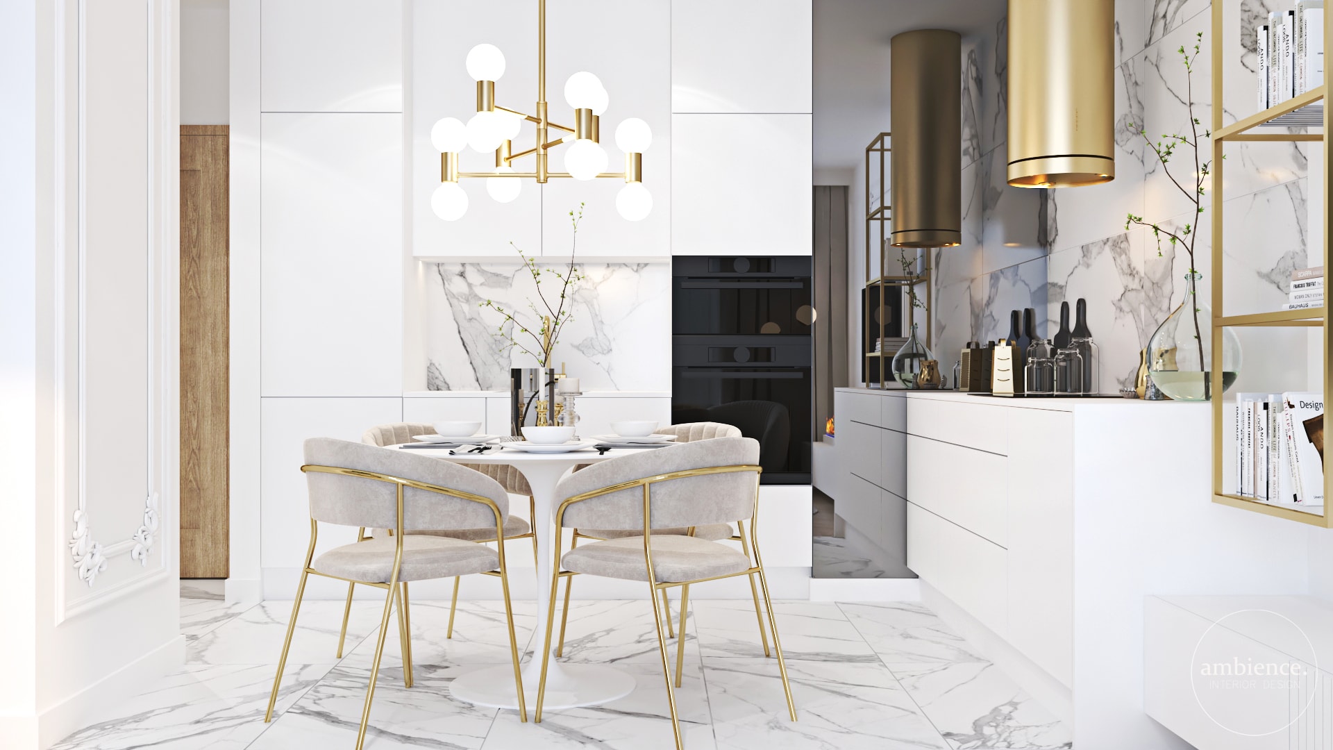 5 Magnificent Ideas on How to Use Gold Color in Home Decor